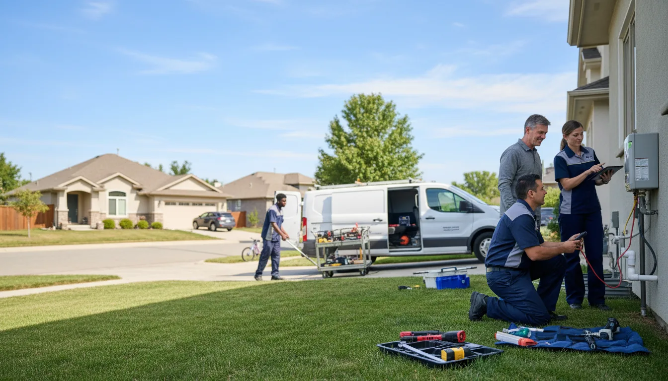 Tankless water heater service in Quanah, TX